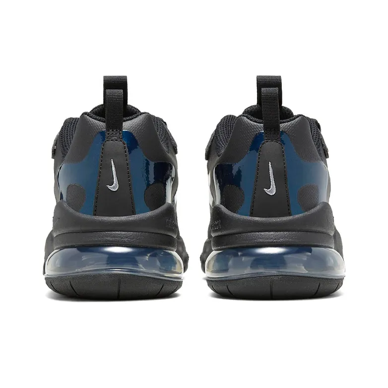 Nike Air Max 270 Cushioned Slip-Resistant Lightweight Rebound Low-Top Running Shoes GS Black Silver-4