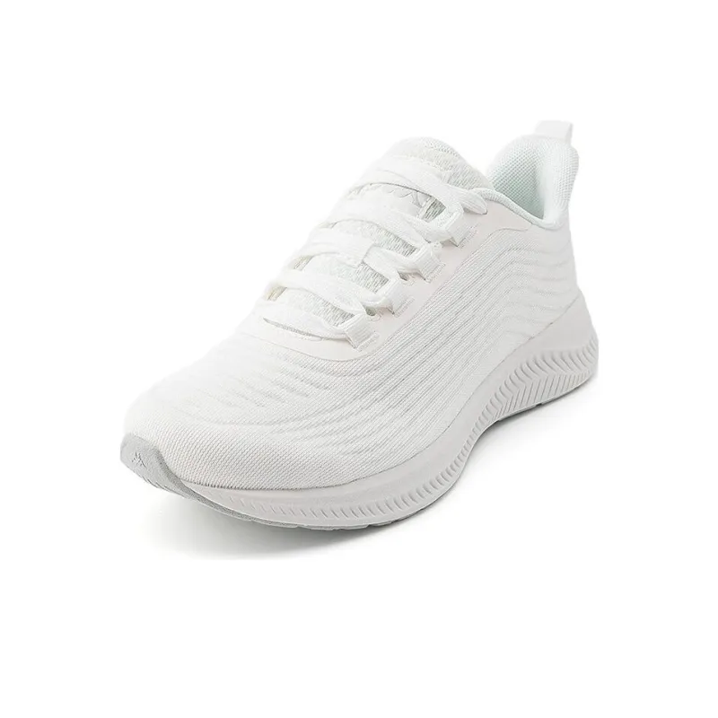 Kappa Anti Slip Wear Resistant Low Top Running Shoes Unisex White-1