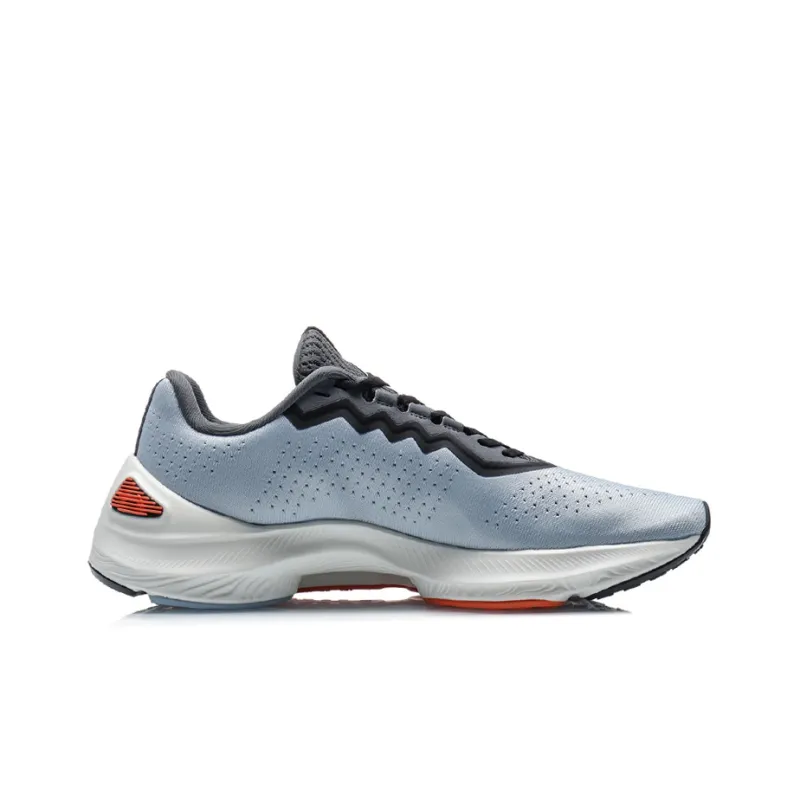 LiNing Arashi Cushioning Slip Resistant And Abrasion Resistant Low Top Running Shoes Men's Stone Mill Blue-1