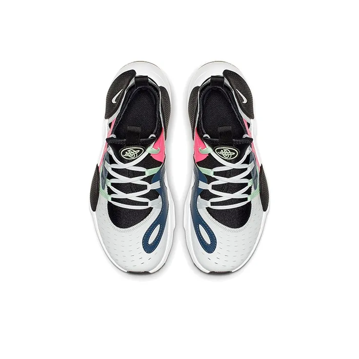Nike Huarache E.D.G.E. Cushioned Anti-Slip Wear-Resistant Breathable Lightweight Low-Top Running Shoes GS Black Pink-3