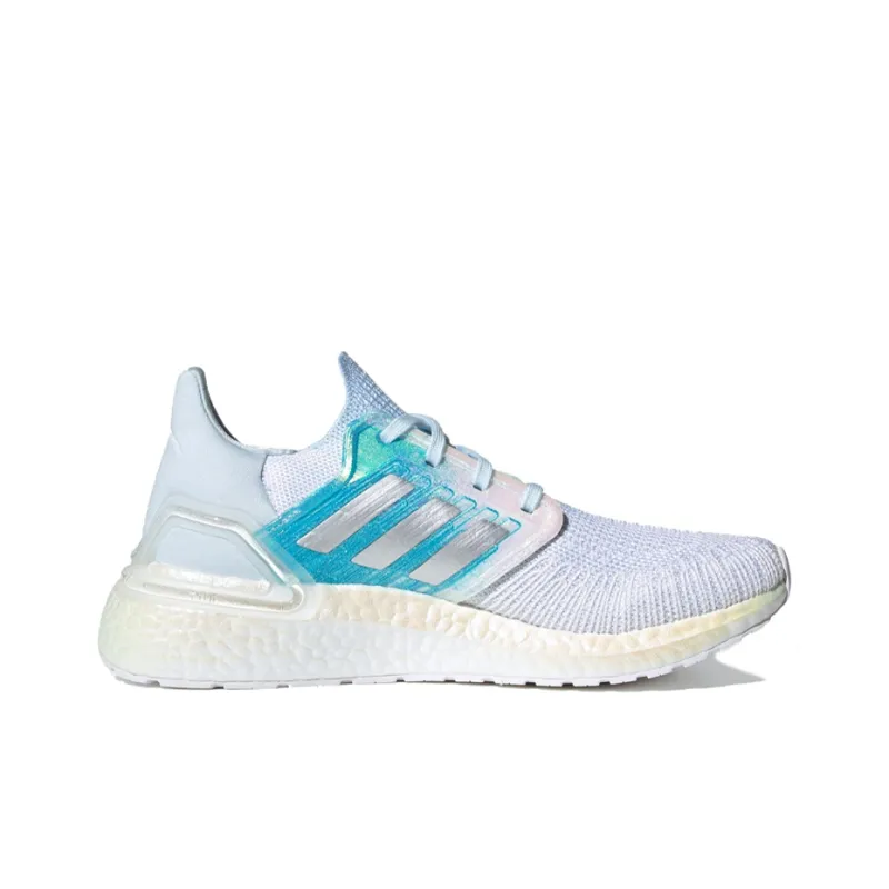 Adidas Ultra Boost 20 Blue Silver Women's-1