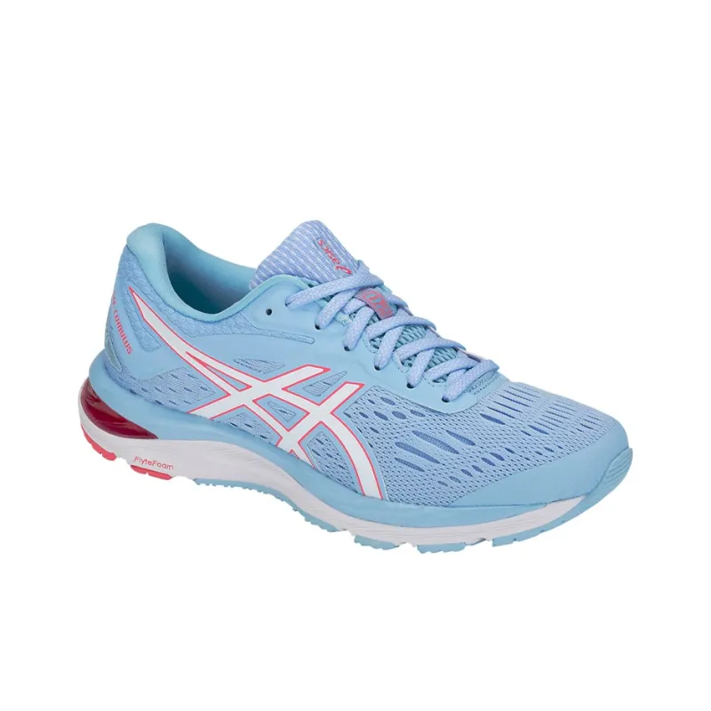 Asics Gel-Cumulus 20 Cushioned Slip-Resistant Low-Top Running Shoes Women's Blue Pink-2