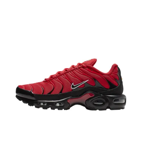 Nike Air Max Plus Running Shoes Men Low-Top Red/Black