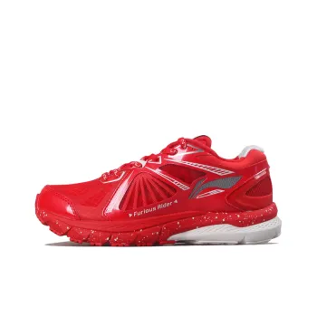 LiNing Furious Rider 3 Cushioning Low Top Running Shoes Women's Red