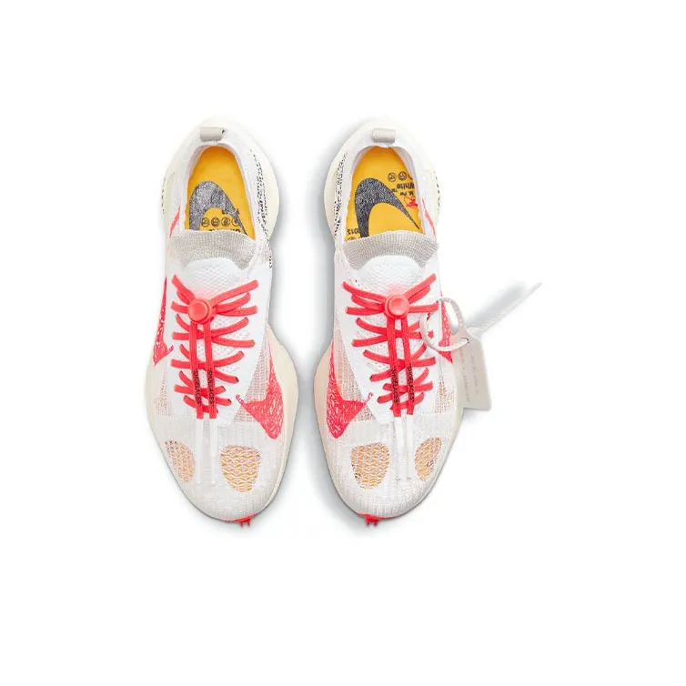 Nike Air Zoom Tempo Next% Flyknit Off White White Solar Red-3