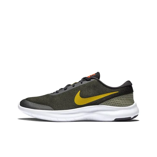 Nike Flex Experience RN 7 Running Shoes Men Low-Top Olive Green