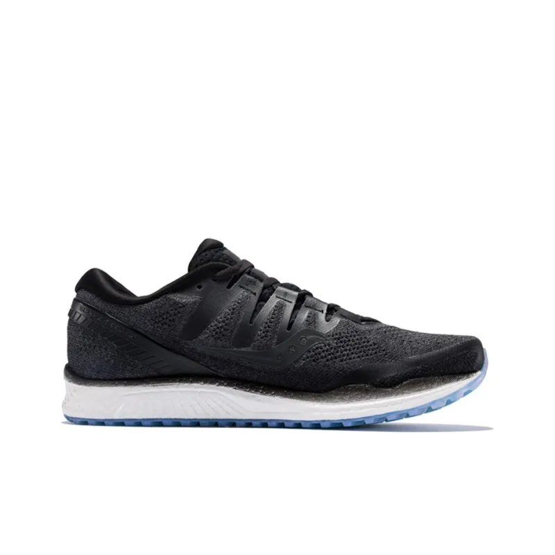 Saucony Freedom ISO2 Cushioning Lightweight Low Top Running Shoes Men's Black-1