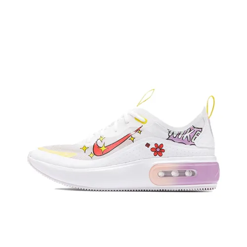 Nike Air Max Dia Running Shoes Women's Low-Top White/Yellow