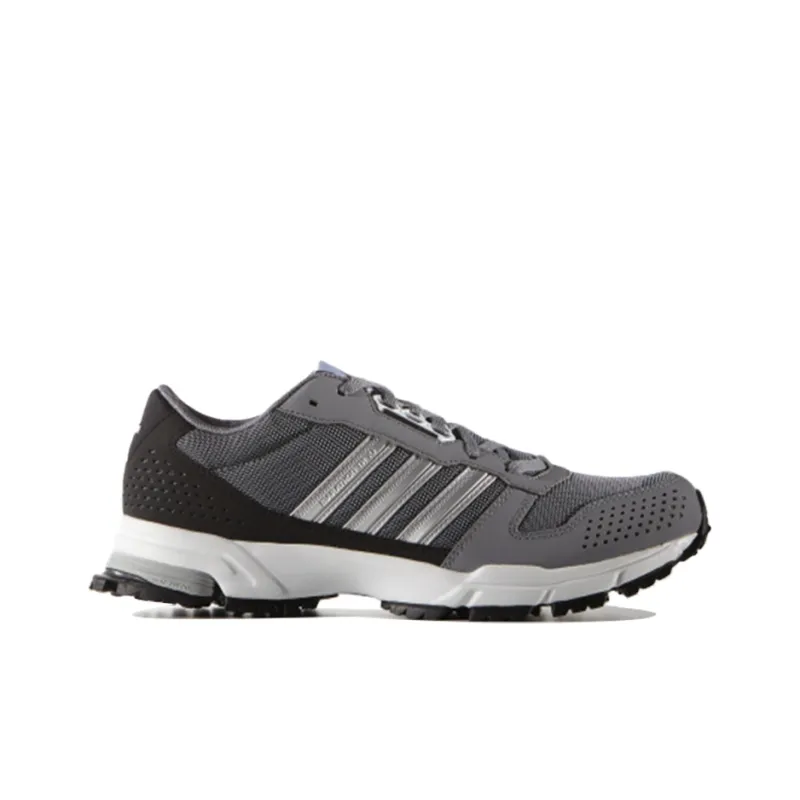Adidas Marathon 10 Tr Low-Top Running Shoes Men's Gray Silver White-1