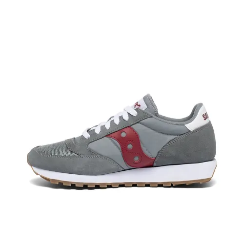 Saucony Jazz Original Running Shoes Men Low-Top Gray/Red