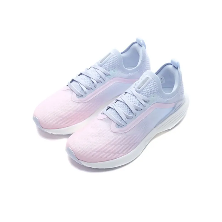LiNing Super-Light 17 Low-Top Running Shoes Women's Blue Pink-2