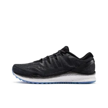 Saucony Freedom ISO2 Cushioning Lightweight Low Top Running Shoes Men's Black