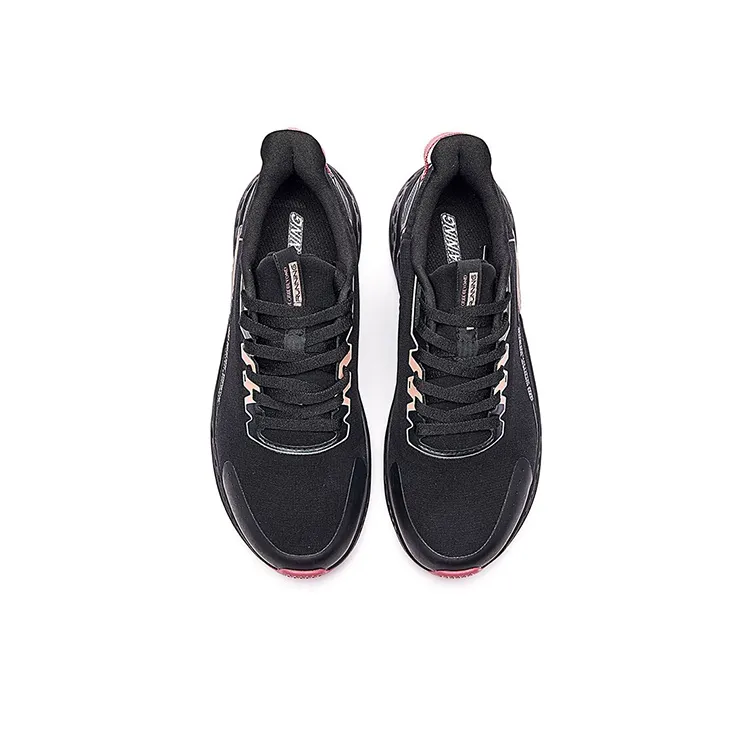 361° Bounce Technology Breathable Low Top Running Shoes Women's Black Pink Comfortable Sports-1
