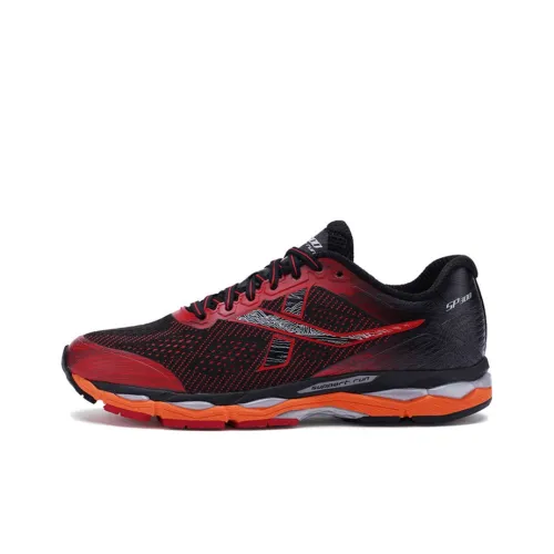 XTEP Race Training 300 Running Shoes Men Low-Top Red/Black