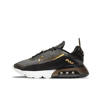 Nike Air Max 2090 Black Metallic Gold White Women's