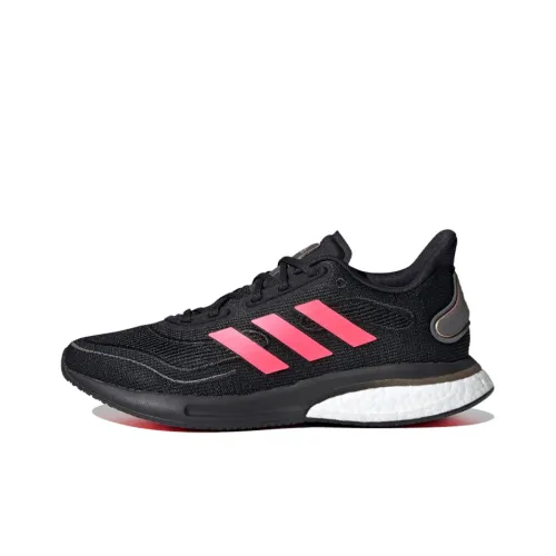 Adidas Supernova Running Shoes Women's Low-Top Pink/Black