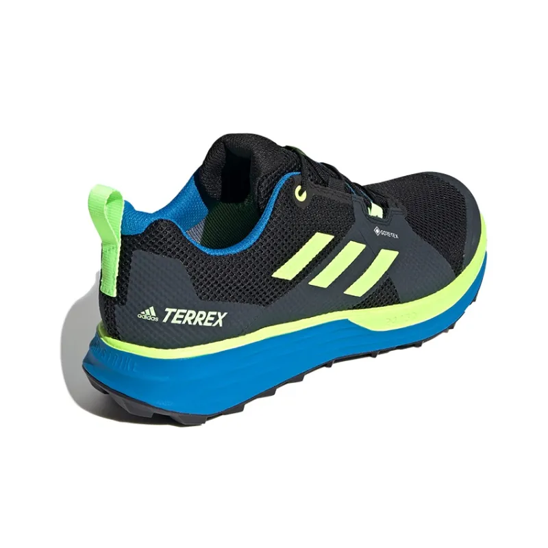 Adidas Terrex Two Gore Tex Trail 'Black Signal Green'-3