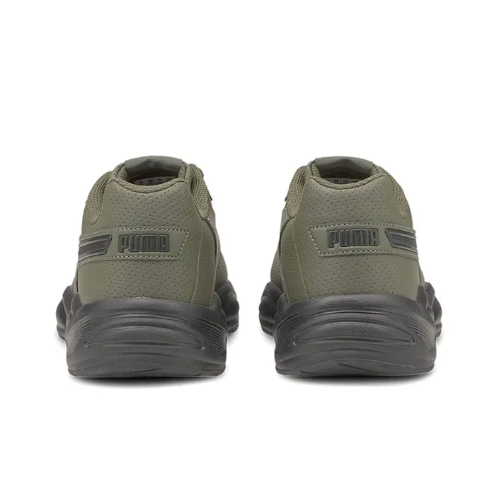 PUMA 90s Runner Running Shoes Unisex Low-Top Army Green/Black-3