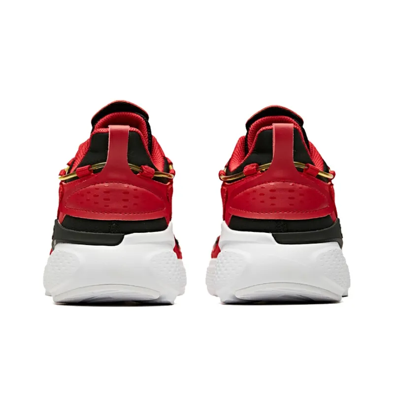 Anta Running Collection Low-Top Running Shoes Men's Red Black-3