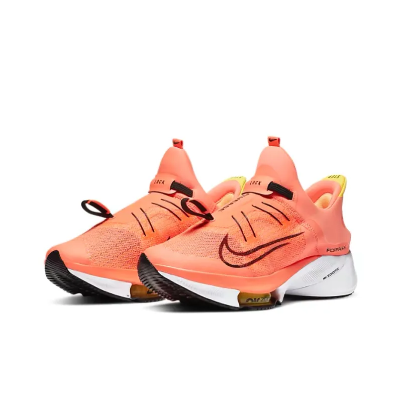 Nike Air Zoom Tempo Next% FlyEase 'Brt Mango Black White'-2