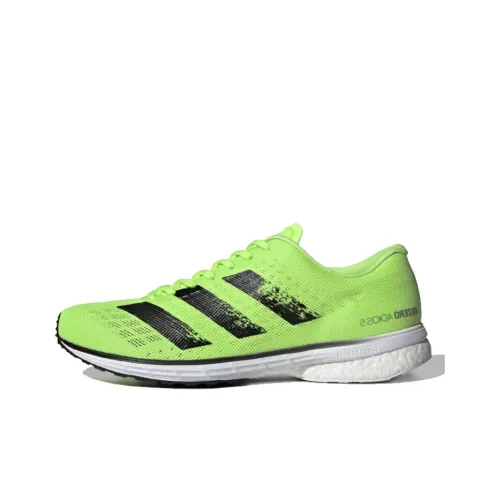 Adidas Adizero Adios 5 Running Shoes Men Low-Top Green/Black