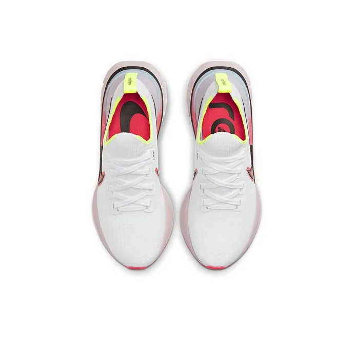Nike React Infinity Run Flyknit White Laser Crimson Women's-3