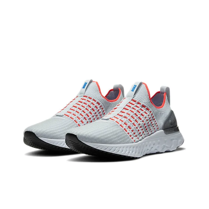 Nike React Phantom Run Flyknit 2 Pure Platinum Flash Crimson-2