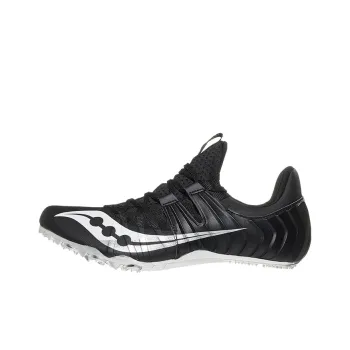 Saucony Showdown 5  Decisive Battle Support Low Top Running Shoes Men's Black White