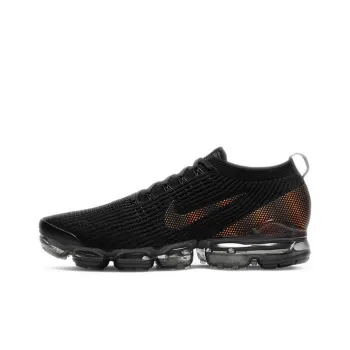 Nike Air VaporMax Flyknit 3 Black Total Orange Dark Smoke Grey