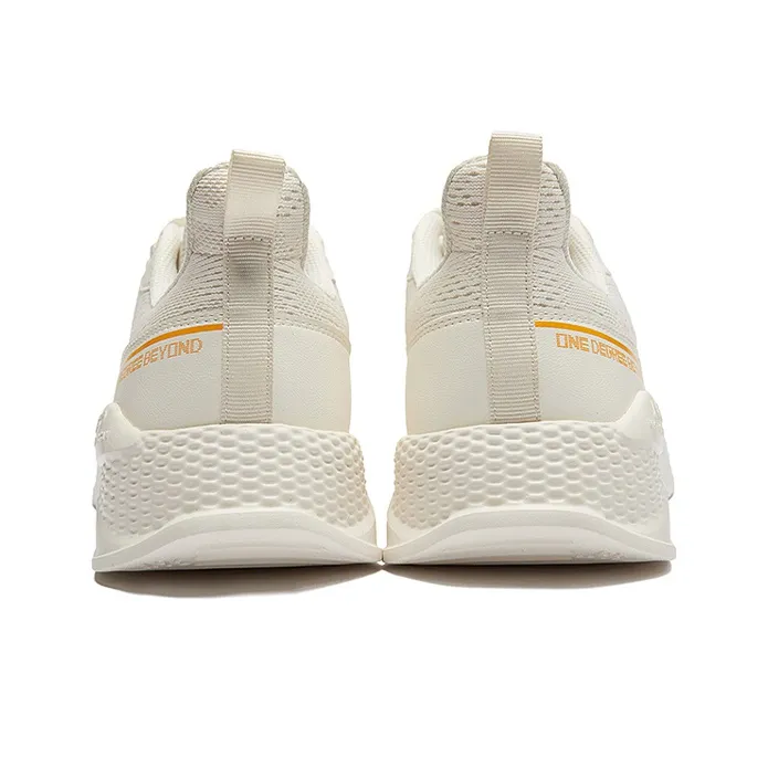 361° NFO Breathable Low Top Running Shoes Men's White Yellow-2