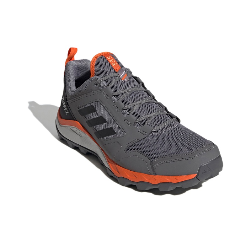 Adidas Terrex Agravic Running Shoes Men Low Top Gray Orange POIZON