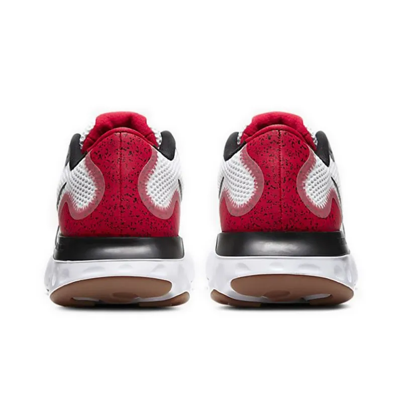 Nike Renew Run 'White University Red'-4