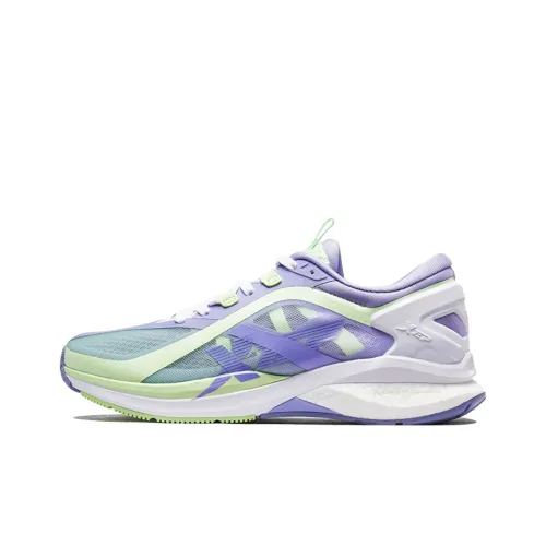 XTEP Race 160 Running Shoes Women's Low-Top Green/Purple/White