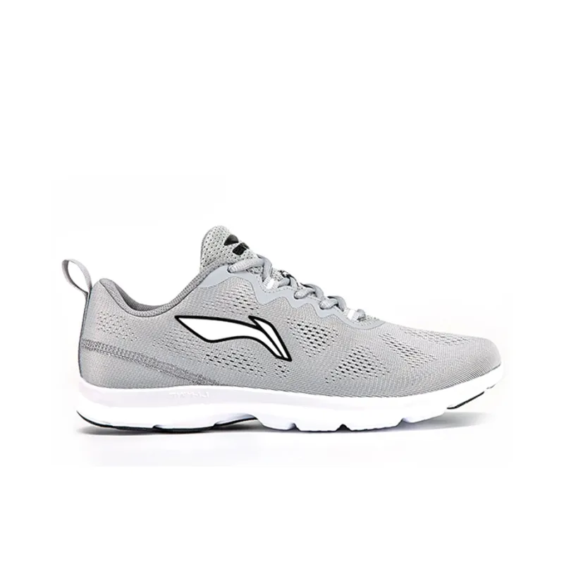 LiNing Skip And Loafer At Your Own Pace Low-Top Running Shoes Unisex Gray White-1