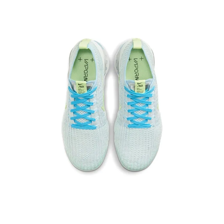 Nike Air VaporMax Flyknit 3 Baltic Blue Barely Volt Women's-2