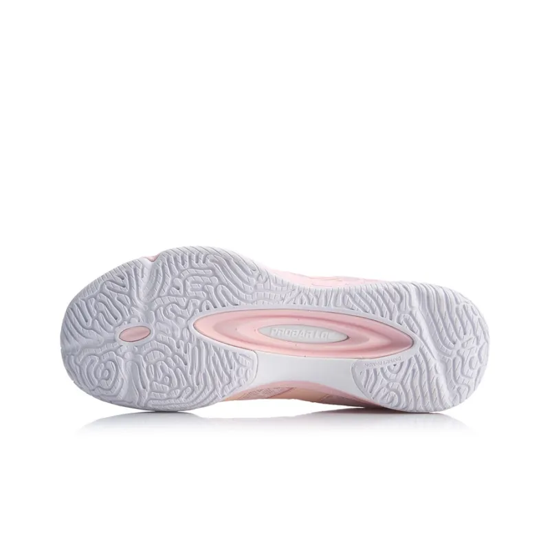 LINING Super Light TD Running Shoes Women's Low Top Orange Pink-4