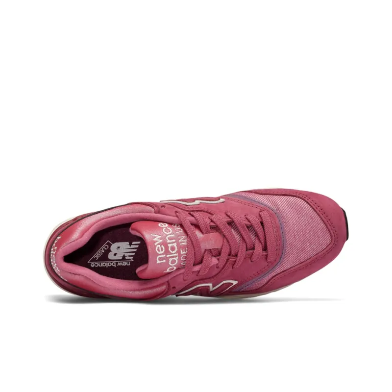 New Balance 997 Made In Usa 'Pink Burgundy' Women's-2