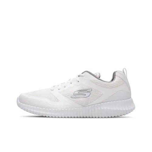 Skechers Elite Flex Running Shoes Men Low-Top Milk White