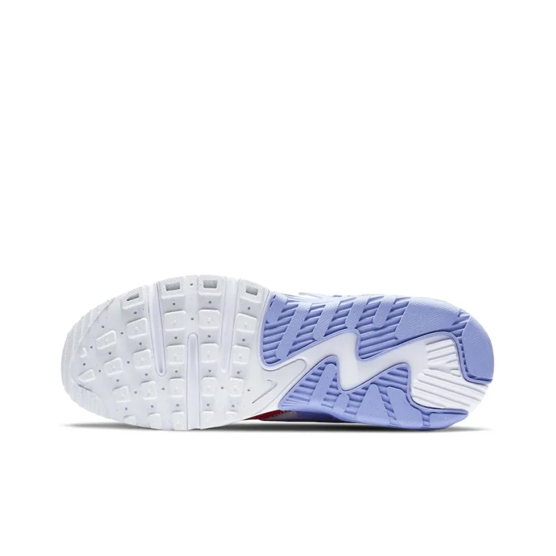 Nike Air Max Excee Cushioned Slip-Resistant Low-Top Running Shoes Men's White Blue Orange-5
