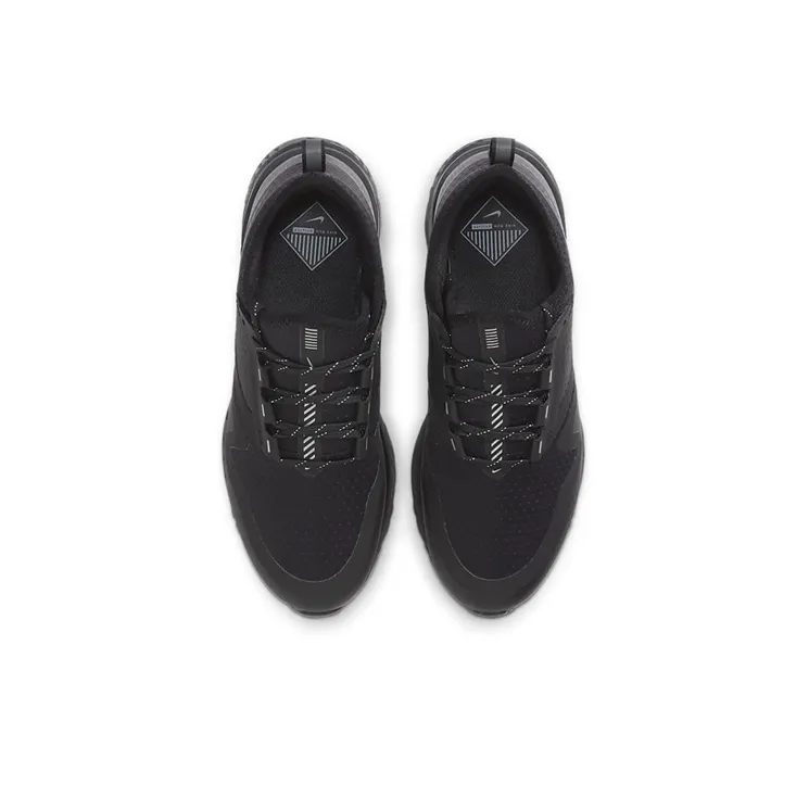 Nike Odyssey React 2 Shield 'Black Metallic Silver' Women's-3
