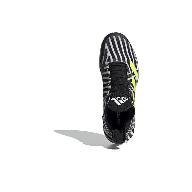 Adidas Adizero Ubersonic 4 Core Black Solar Yellow-3