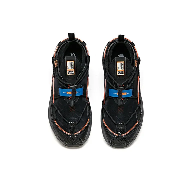 Anta Anti-Slip Wear-Resistant Low-Top Running Shoes Men's Extreme Night Black-2
