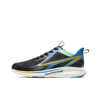 XTEP To Light 4.0 Durable Breathable Low Top Running Shoes Men's Black Green