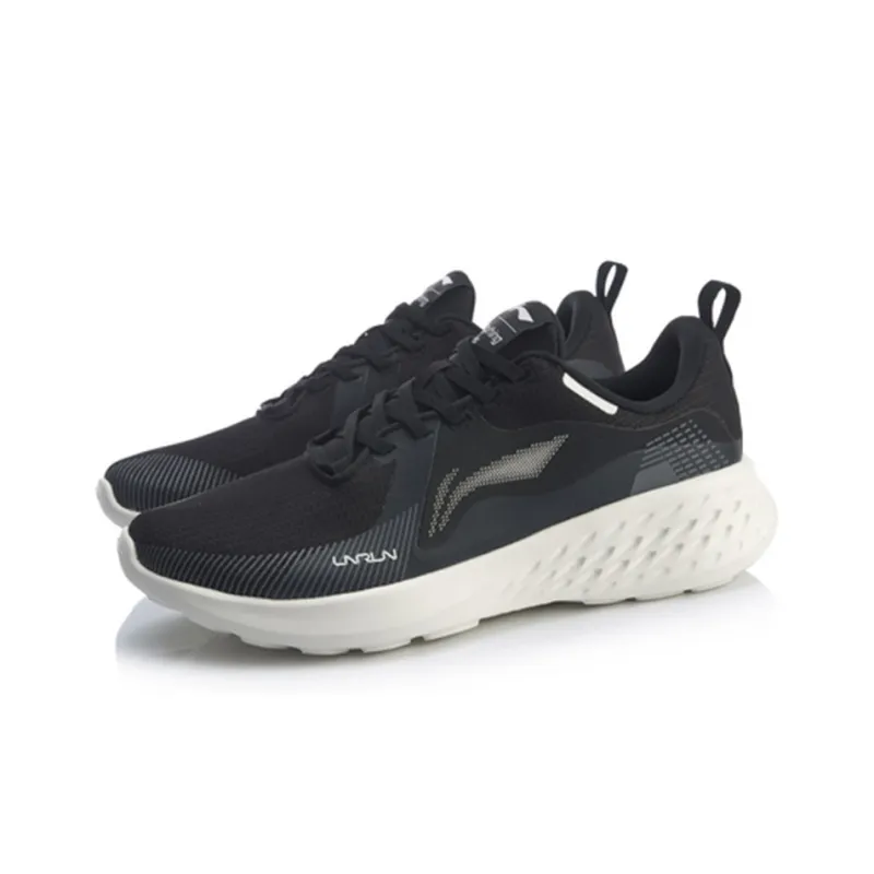 LiNing Soft Element Anti-Slip Wear-Resistant Low-Top Running Shoes Men's Black-2