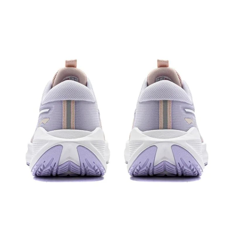 LiNing Wave V2 Cushioning, Slip Resistant, Abrasion Resistant, Rebound Low Top Running Shoes Women's Silent Purple-3