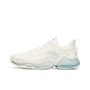 Anta A Jelly A jelly Anti Slip Wear Resistant Low Top Running Shoes Women's Blue White