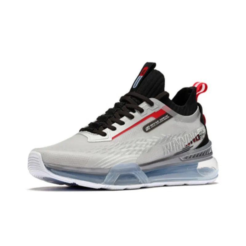 361° Magnetic Flow Breathable Mid Top Running Shoes Men's Gray-2