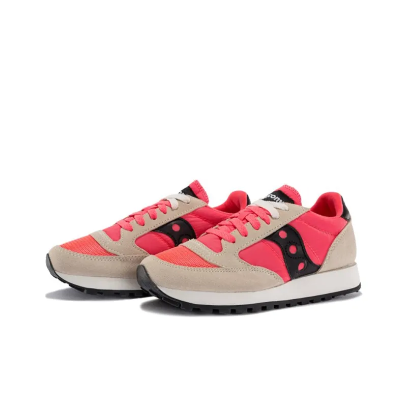 Saucony Jazz Original Jazz Original Vintage Low-Top Running Shoes Women's Red White Black-2
