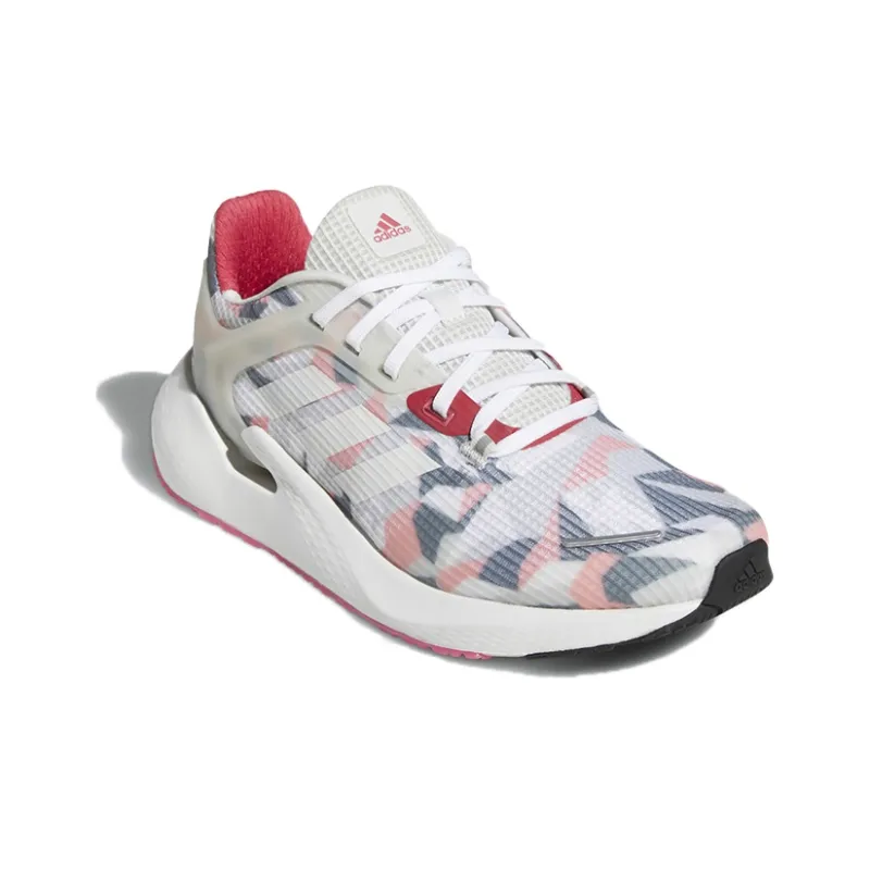 Adidas Alphatorsion Low-Top Running Shoes Women's White Pink Gray-2