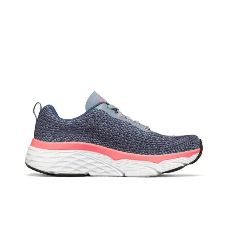 Skechers Max Cushioning Cushioning Wear-Resistant Low-Top Running Shoes Women's Navy-1